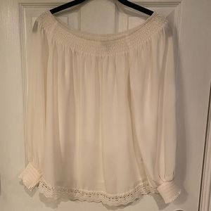 Express Cream Blouse.  Size Small.